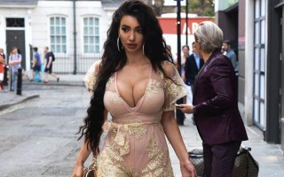 Hot TV bimbo Chloe Khan photos and video